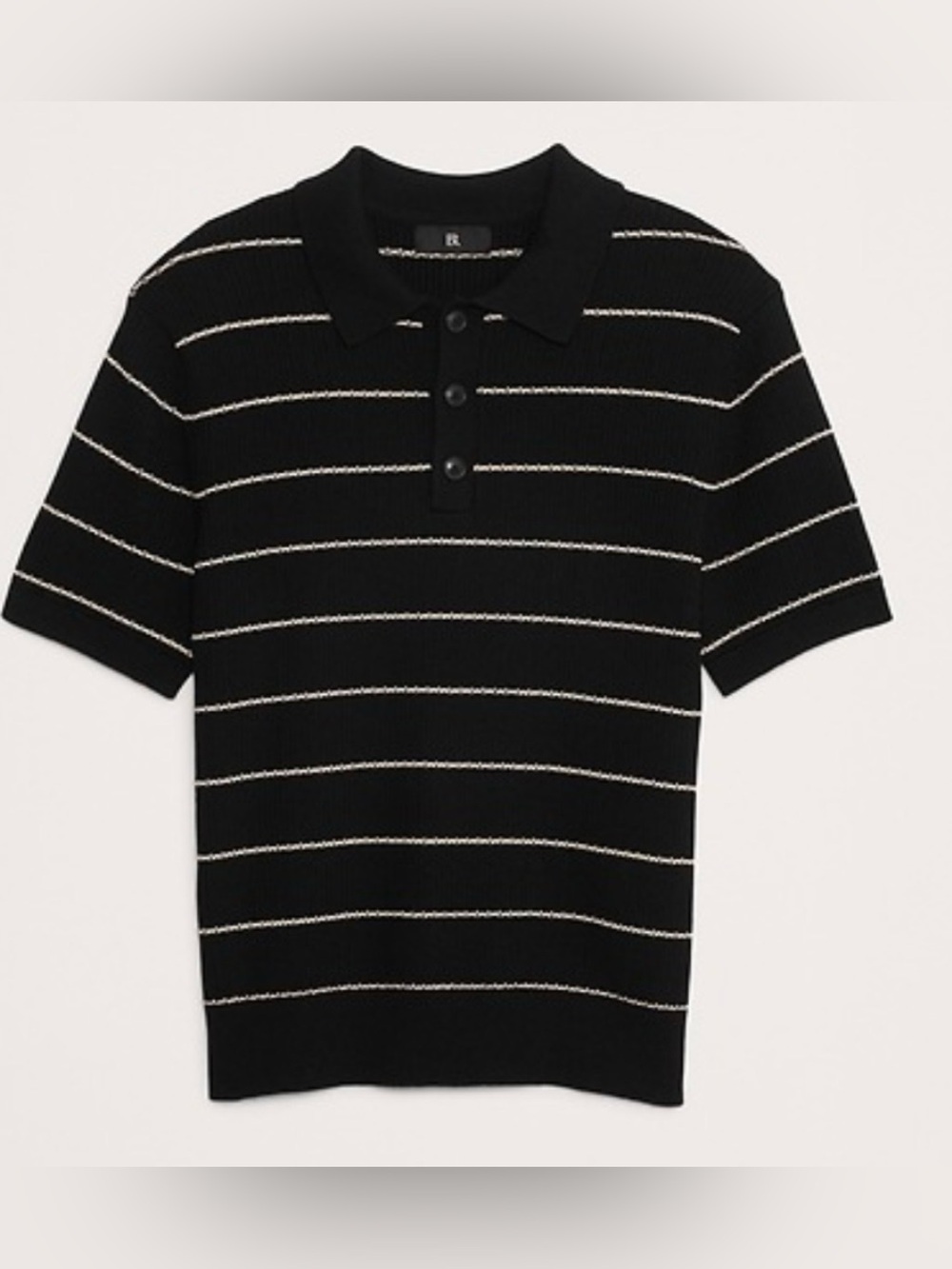 BANANA REPUBLIC MAN KNIT COTTON-BLEND SWEATER POLO